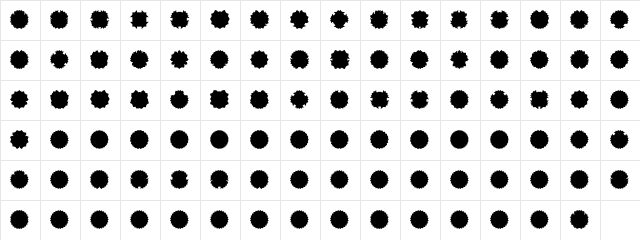 Ovulution II Membrane Regular  glyph index