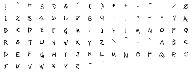 Variator1 Regular  glyph index