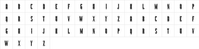 Wedding Cabbage Regular  glyph index