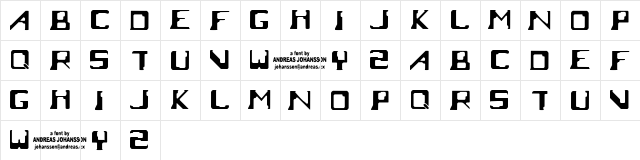 Giga66 Regular  glyph index