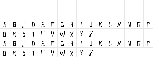 China Spearmint Regular  glyph index
