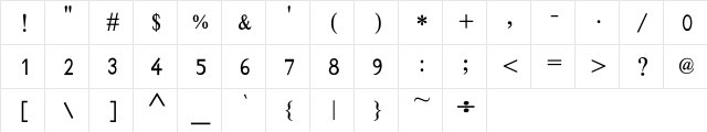 Pothana2000 Regular  glyph index
