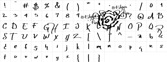 riosedgxrNo Regular  glyph index