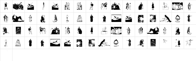 OldTestament Regular  glyph index