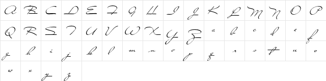 Close to You Regular  glyph index
