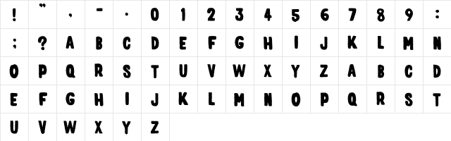 elph_chubba elph  glyph index