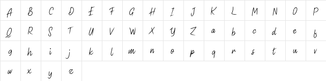Acusted FREE Regular  glyph index