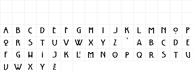 Chelsea Studio Regular  glyph index