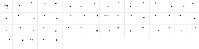 Semi Head Regular  glyph index