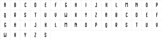 Houston Sport Free Regular  glyph index