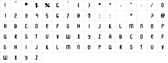 Put Poo Regular  glyph index