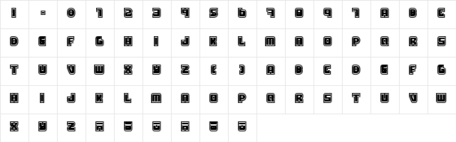 samarin Regular  glyph index