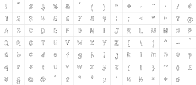 Nerd plus Dork=Nork Medium  glyph index