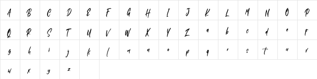 Rolling Back Regular  glyph index