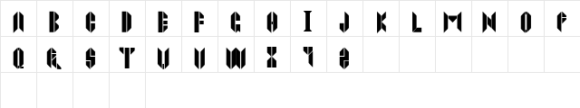 JOPPATOWNE Normal  glyph index