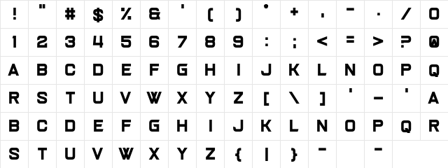 Joy Multiplication Regular  glyph index