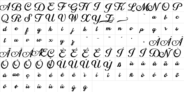 Costa Rica Personal Use Regular  glyph index