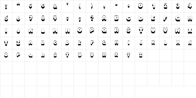 OodlesSCapsSSK Regular  glyph index