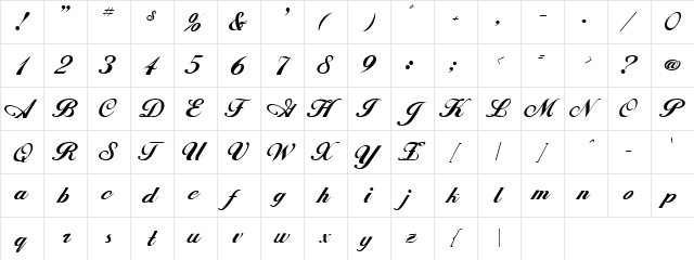Paravane Normal  glyph index