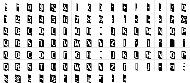 a_AlbionicTitulCmDn Regular  glyph index