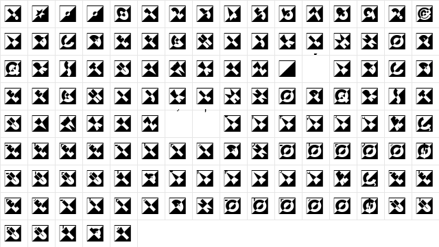 EmporiumNF Regular  glyph index