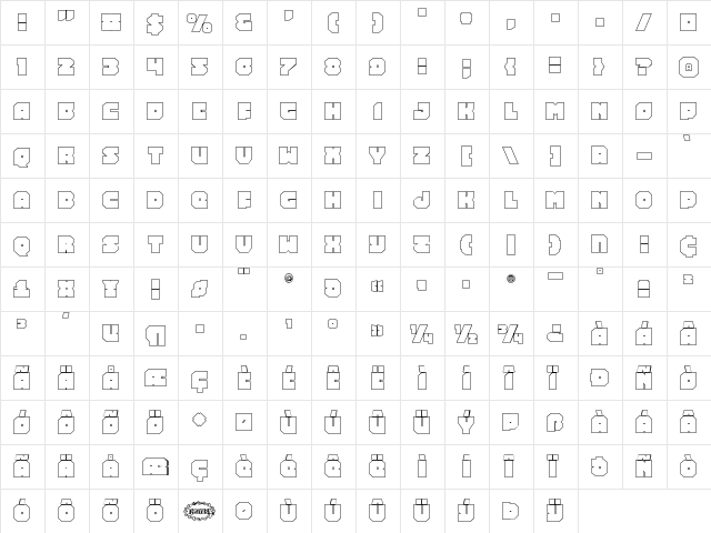 Turtle Mode Outline Outline  glyph index