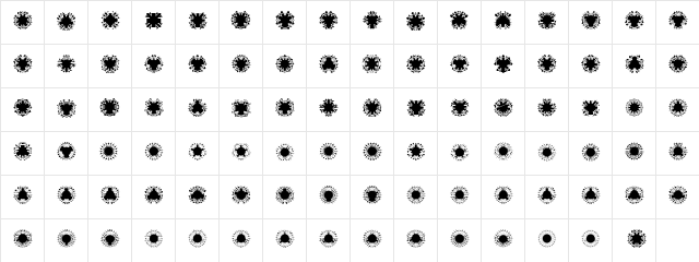 Ovulution II Nucleus Regular  glyph index