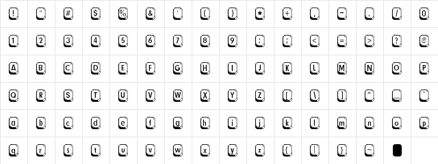 Betsy Flanagan Regular  glyph index