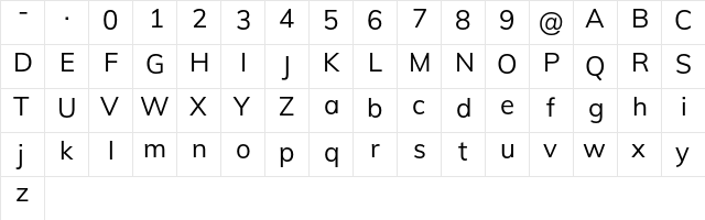 Font Awesome 5 Brands Regular Regular  glyph index