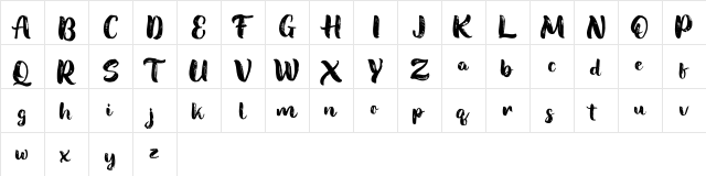 Soondae Font Texture FREE Regular  glyph index