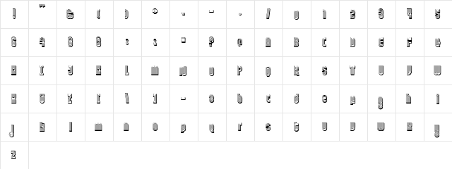 FT Ornamental Regular  glyph index