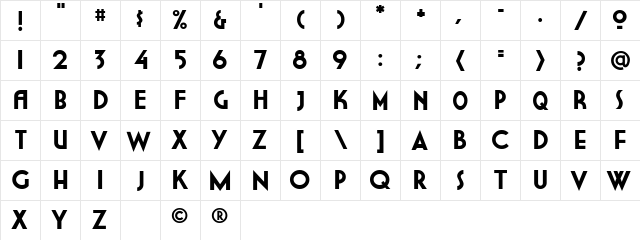 CCDutchCourage2 Dark  glyph index