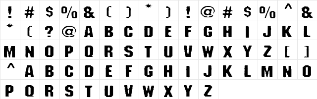 Fanatika Two Regular  glyph index