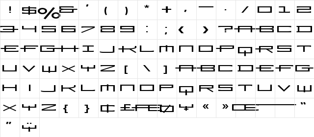Ramiz-ExtendedA Regular  glyph index