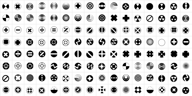 Altemus Rounds  glyph index