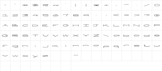 2Peas Wide Load 2Peas Wide Load  glyph index