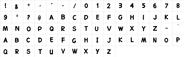 Go Bear Regular  glyph index