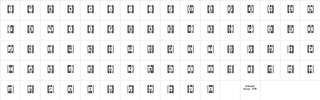 Recognition Nekkid  glyph index