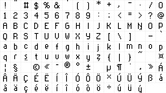 RittswoodOffice_Lg_08 Regular  glyph index