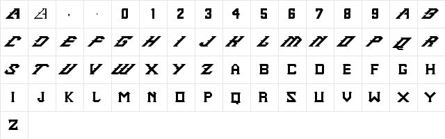 assault_hockey Regular  glyph index