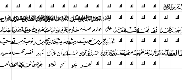 Mcs School 1 Normal  glyph index