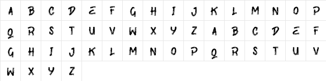 BEKO Regular  glyph index