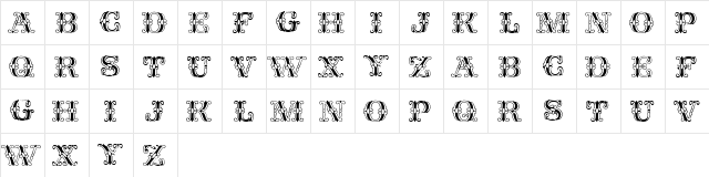 Fontanesi Regular  glyph index