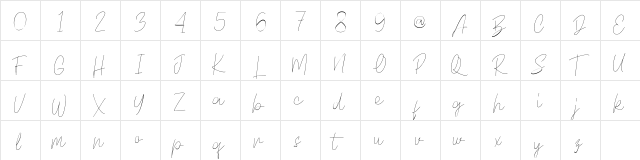 Greenland Light FREE Regular  glyph index