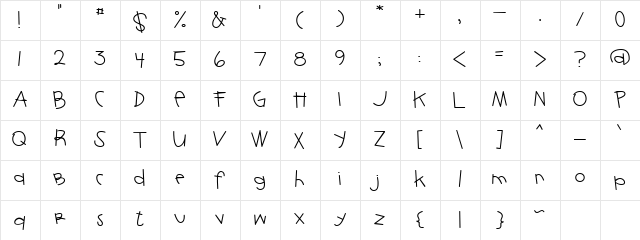 CK Buddies Regular  glyph index