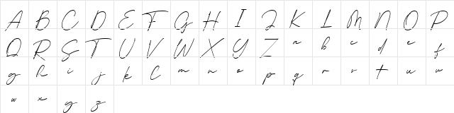 Mad World Free Regular  glyph index