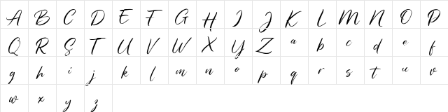 Rockaths FREE Regular  glyph index