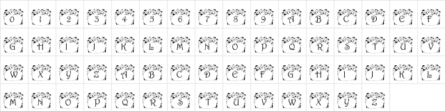 pf_santa_ball Regular  glyph index