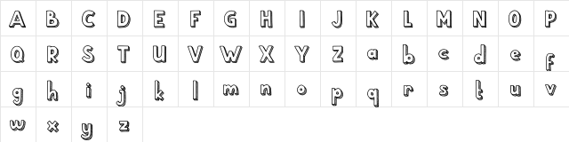 School Holic 5 School Holic 5  glyph index