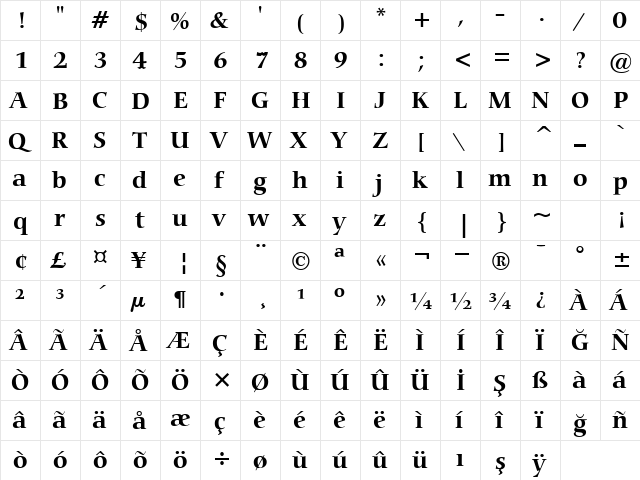 00569 Regular  glyph index